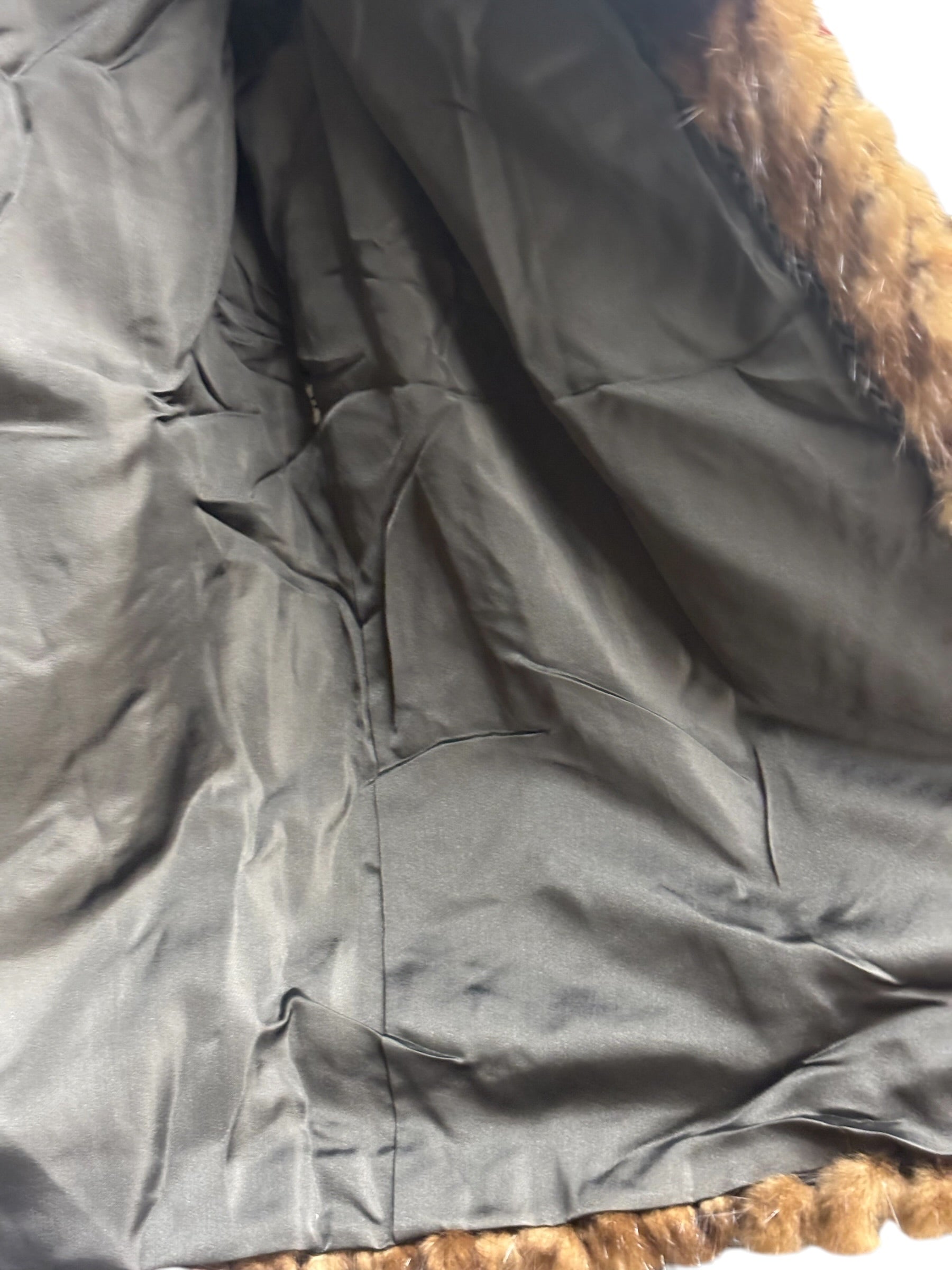 Vintage Brown Mink Fur Coat