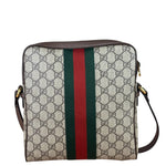 Gucci Beige/Brown GG Supreme Ophidia Messenger Bag