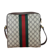Gucci Beige/Brown GG Supreme Ophidia Messenger Bag