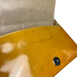 Chanel Vintage East West Patent Flap Bag