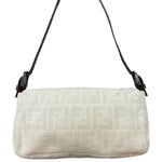 Fendi FF Canvas Baguette