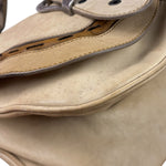 Christian Dior Beige Large Gaucho Double Saddle Shoulder Bag