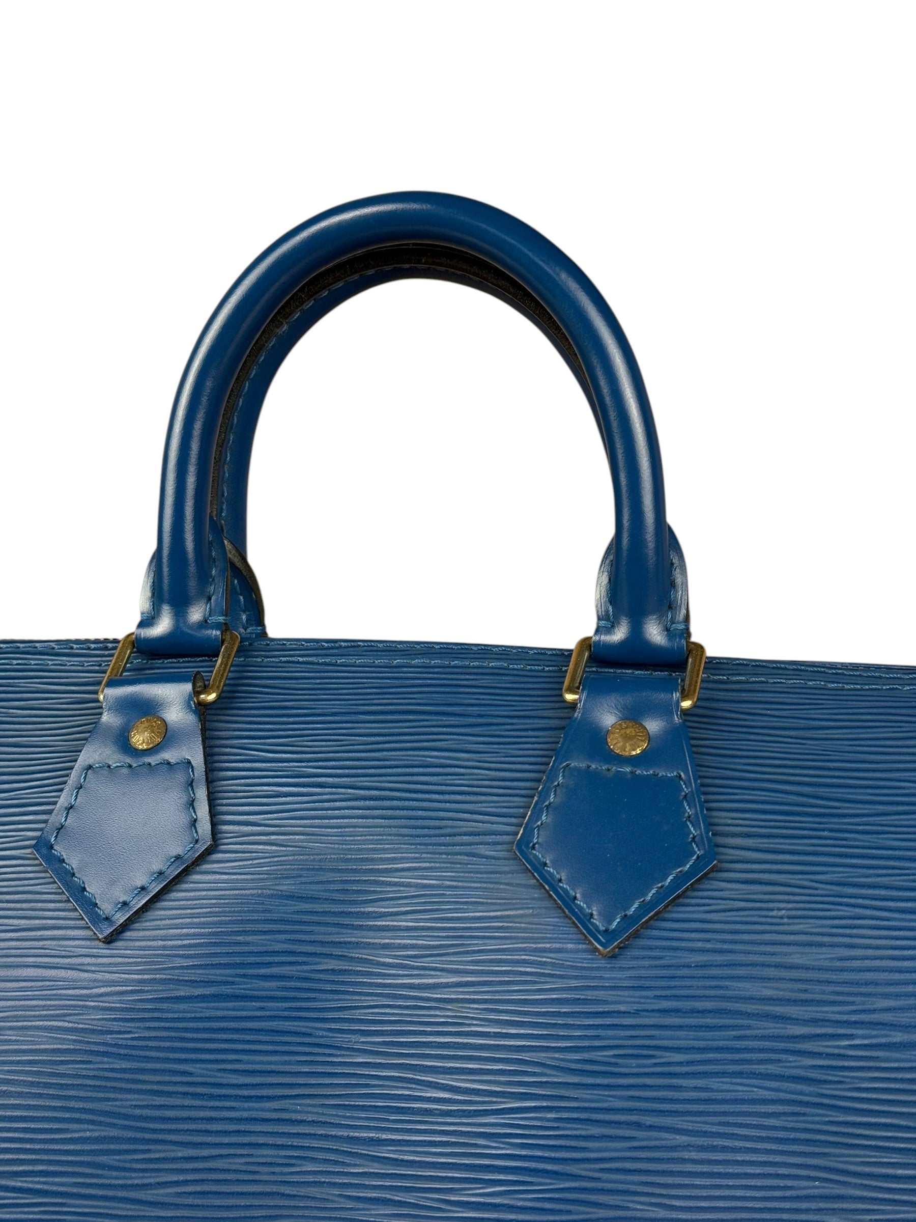 Louis Vuitton Vintage Blue Epi Speedy 25