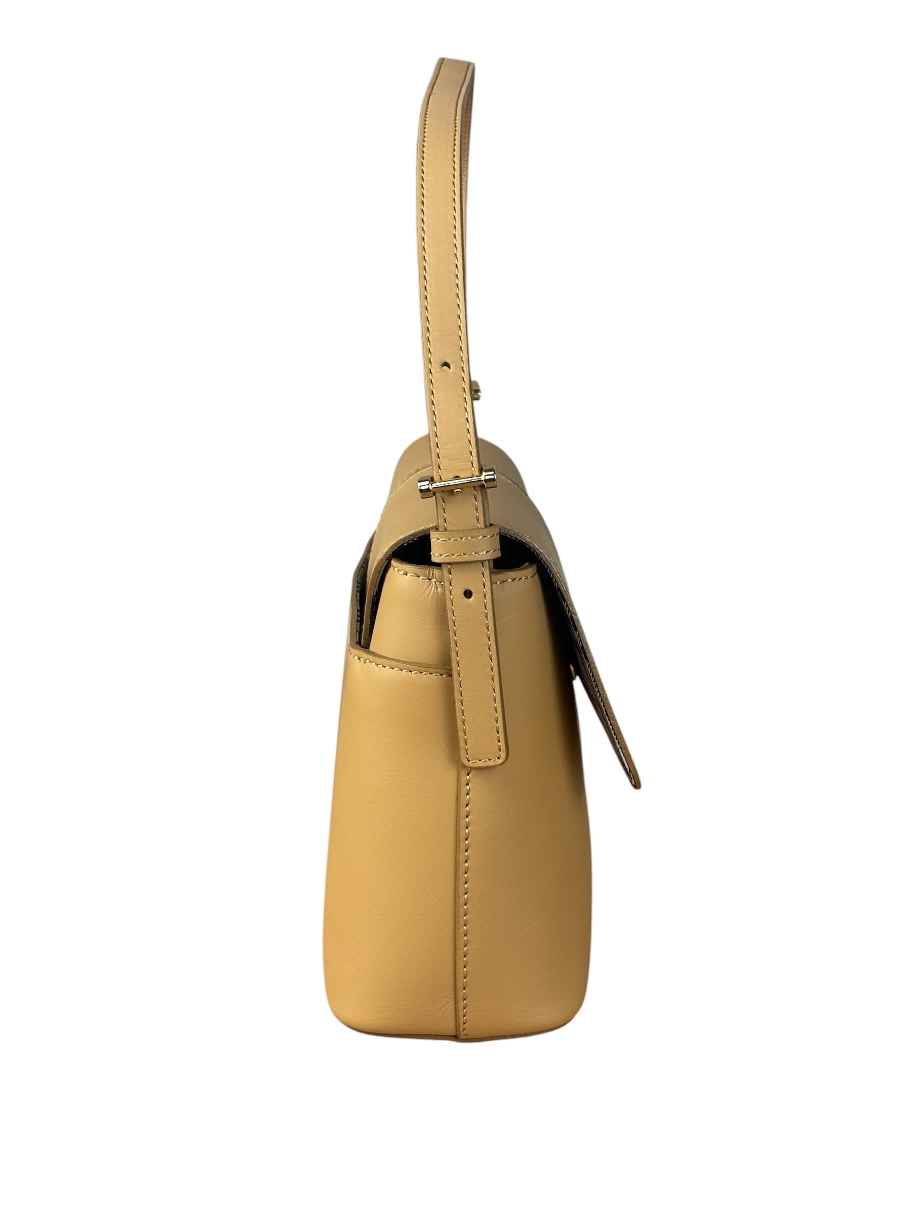 Burberry Brown Leather Shoulder Bag