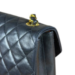 Chanel CC Black Classic Flap Bag 1988