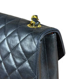 Chanel CC Black Classic Flap Bag 1988