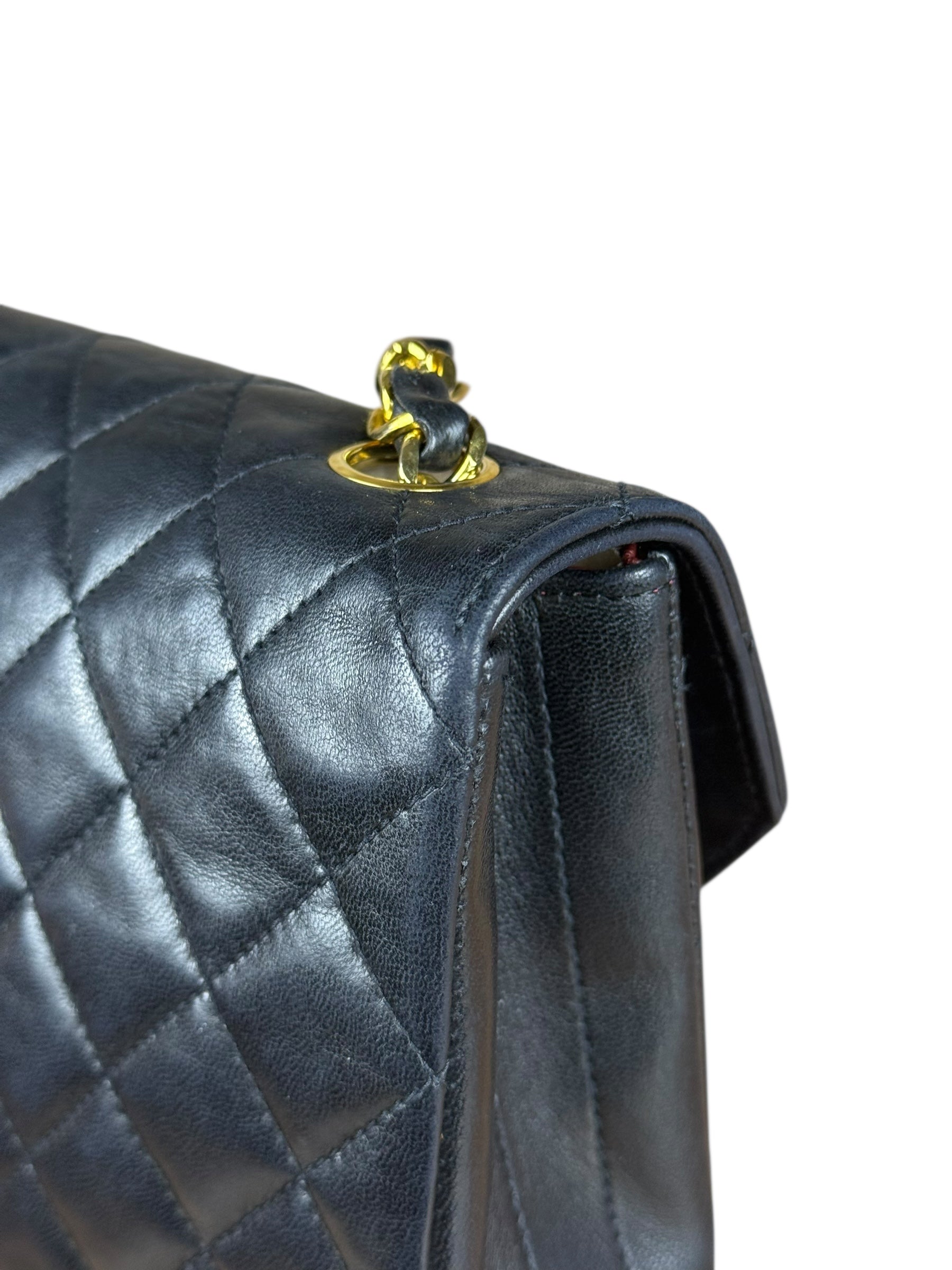 Chanel CC Black Classic Flap Bag 1988