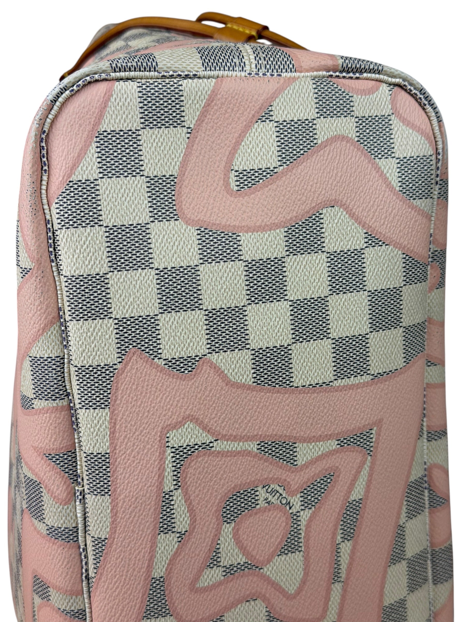 Louis Vuitton Limited Edition Pink Damier Azur Tahitienne Neverfull GM