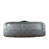 Chanel Metallic Silver Leather Reissue Double Flap Shoulder Bag 2.55 2005