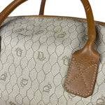 Christian Dior Vintage Honeycomb Zip Tote