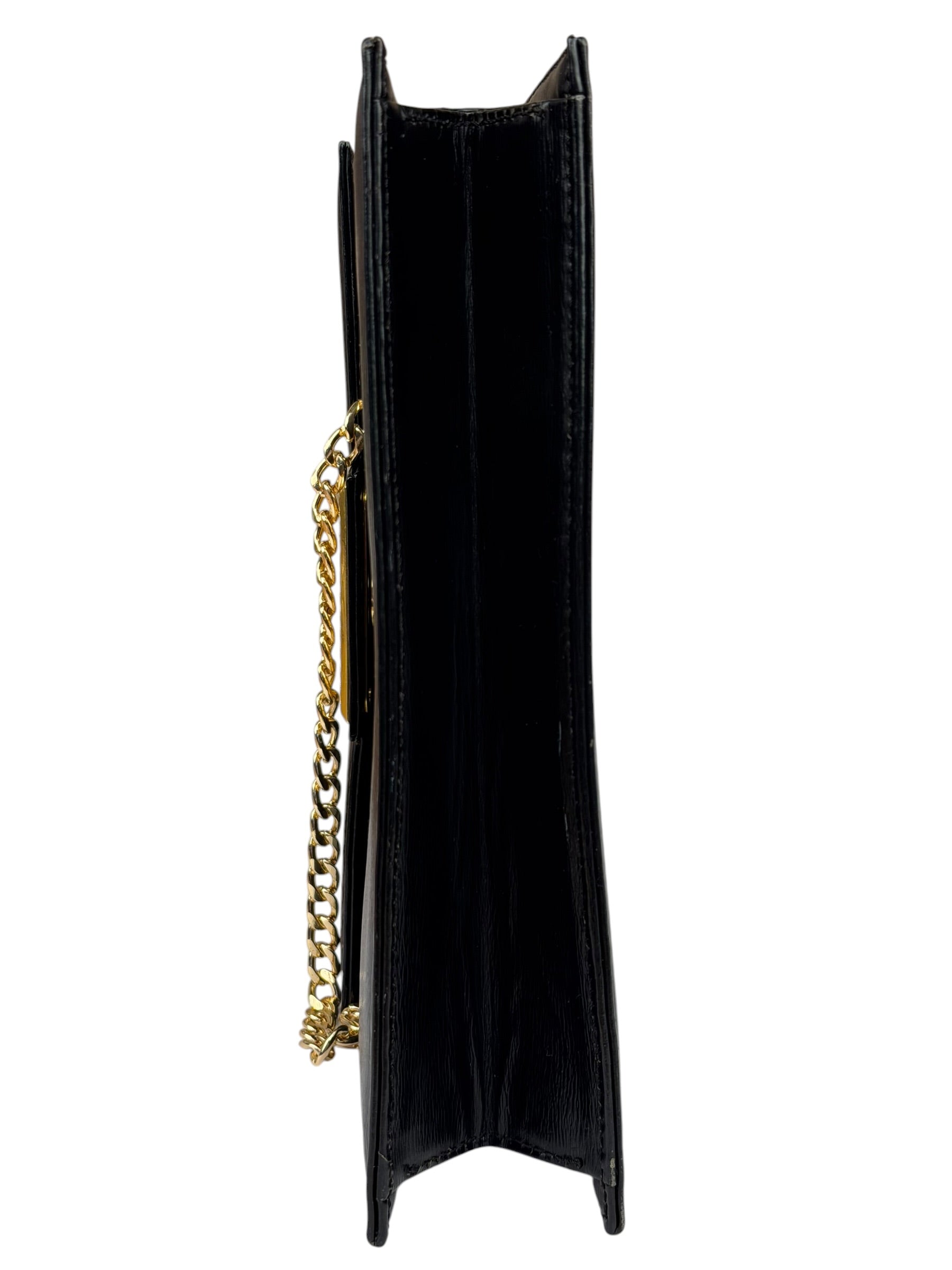 Christian Dior Black Leather Flap Bag Replacement Chain