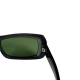 Chanel Grey/Green Rectangular 71687A Sunglasses