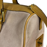 Gucci Vintage Pink Suede Mini Boston Handbag