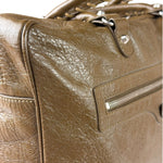 Balenciaga Brown Motocross Classic Travel Bag