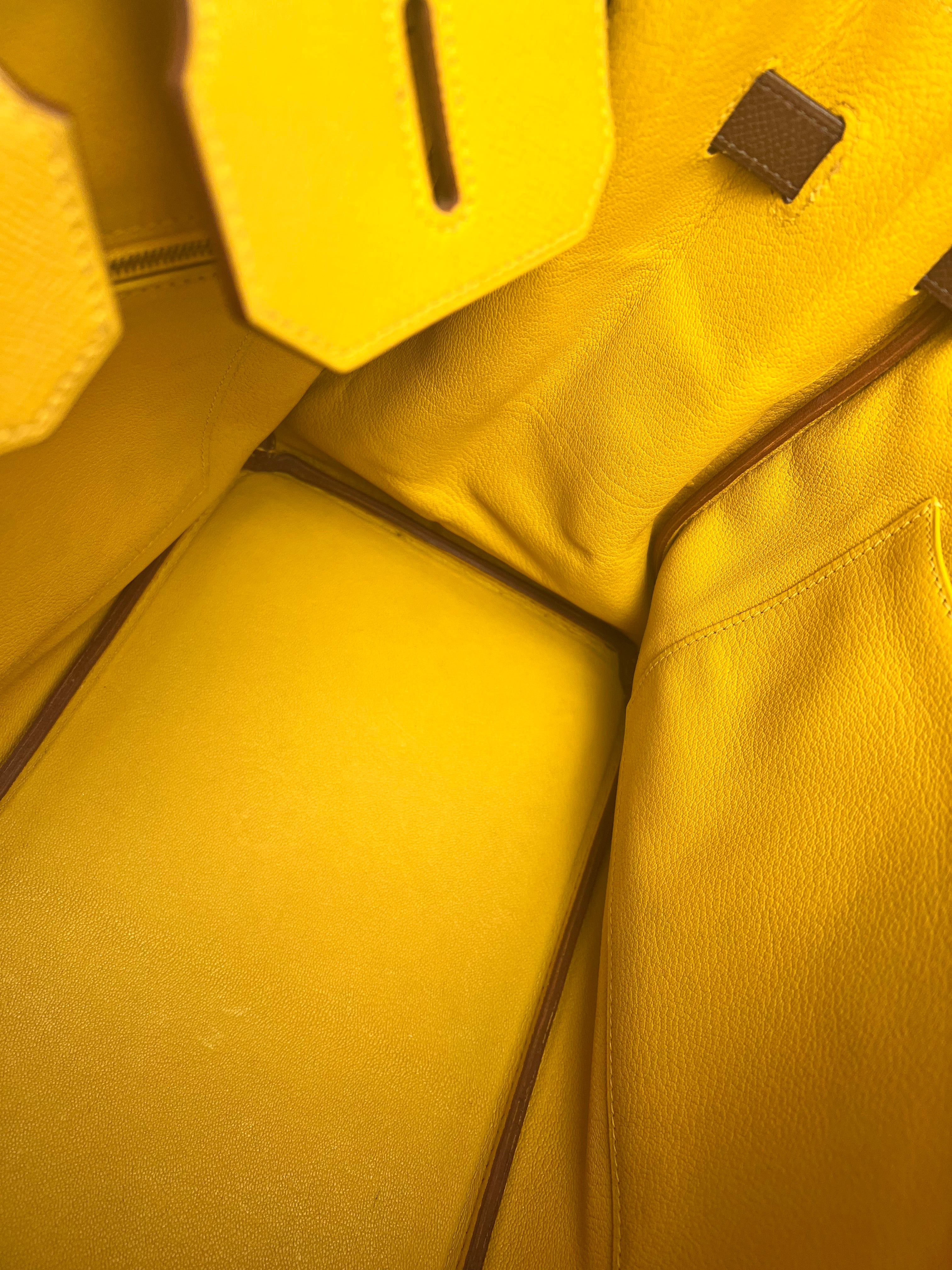 Hermes Birkin 35 Cushvel Havana x Jaune