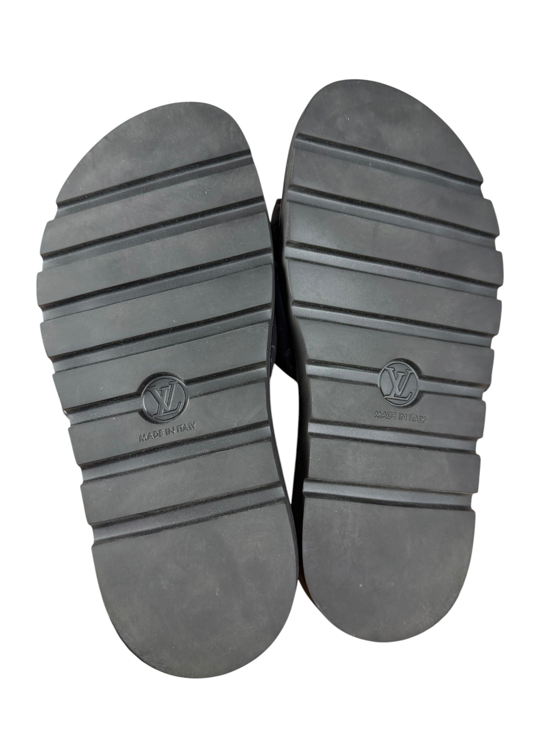 Louis Vuitton Black Pool Pillow Comfort Mules
