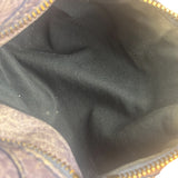Balenciaga Vintage Distressed Purple Leather City Bag