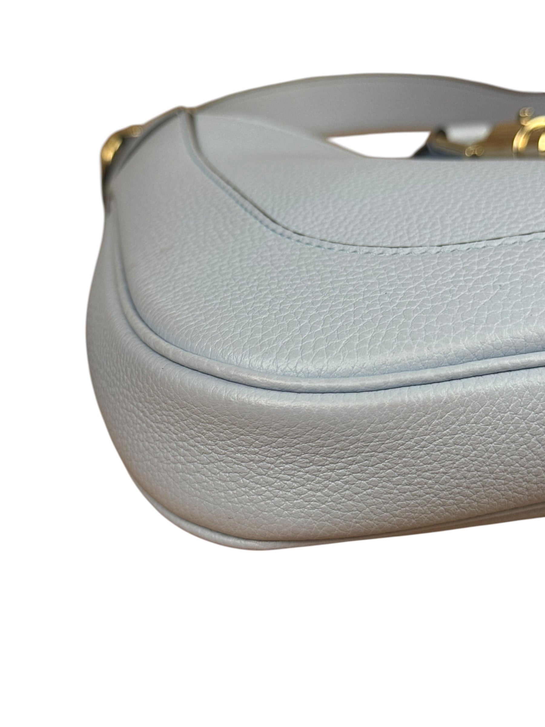 Gucci Jackie 1961 Hobo Bag Light Blue Grained Leather