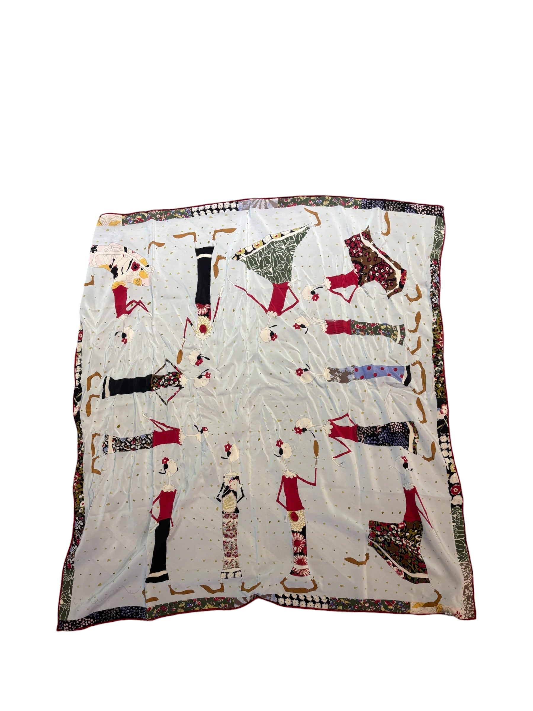 Moschino Vintage Chic Silk Scarf
