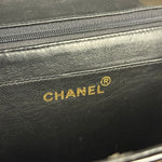 Chanel Black Patent Mademoiselle Single Flap Bag '95