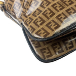 Fendi Brown PVC Zucca Baguette