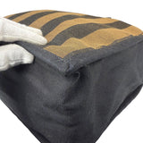 Fendi Pequin Canvas Tote Bag