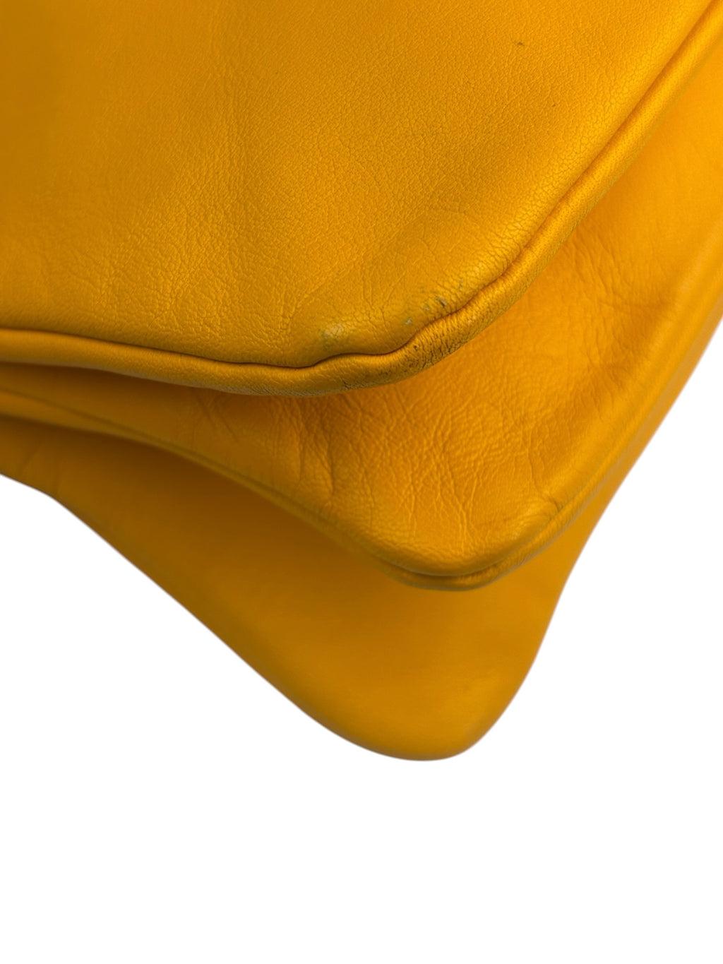 Celine Yellow/Orange Leather Trio Small Crossbody Bag