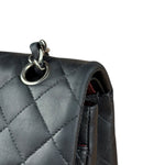 Chanel Classic Quilted Black Double Flap Bag 2003
