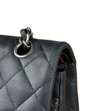 Chanel Classic Quilted Black Double Flap Bag 2003
