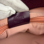Gucci Vintage Purple Canvas Shoulder/Hobo Bag