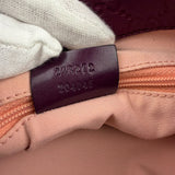 Gucci Vintage Purple Canvas Shoulder/Hobo Bag