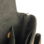 Louis Vuitton Black Leather/ Monogram Marignan 2Way Bag