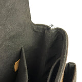 Louis Vuitton Black Leather/ Monogram Marignan 2Way Bag