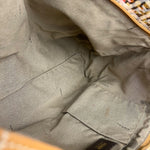 Fendi FF Floral Zucchino Shoulder Tote