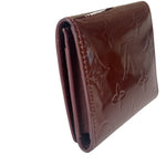 Louis Vuitton Burgundy Vernis Elise Compact Wallet