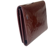 Louis Vuitton Burgundy Vernis Elise Compact Wallet