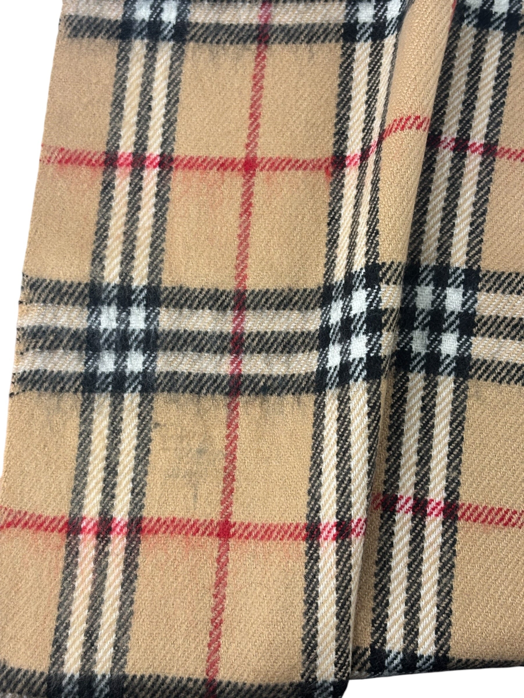 Burberry's Vintage Lambswool House Check Scarf