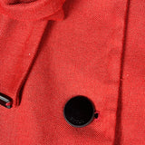 Gucci Vintage Red Trench Coat