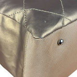 Chanel Metallic Gold Leather Paris-Biarritz Large Tote Bag 2007