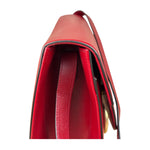 Gucci Red Leather GG Ring Shoulder Bag