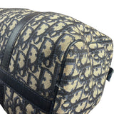 Christian Dior Vintage Navy Blue Trotter Boston Bag