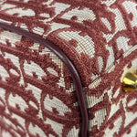 Christian Dior Red Trotter Boston Bag