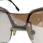 Prada Y2k Rimless Brown/Silver Sunglasses
