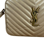 Ysl Lou Zip-Up Quilted Leather Crossbody Bag
