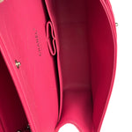 Chanel Pink Quilted Lambskin Jumbo Double Flap Bag 2014