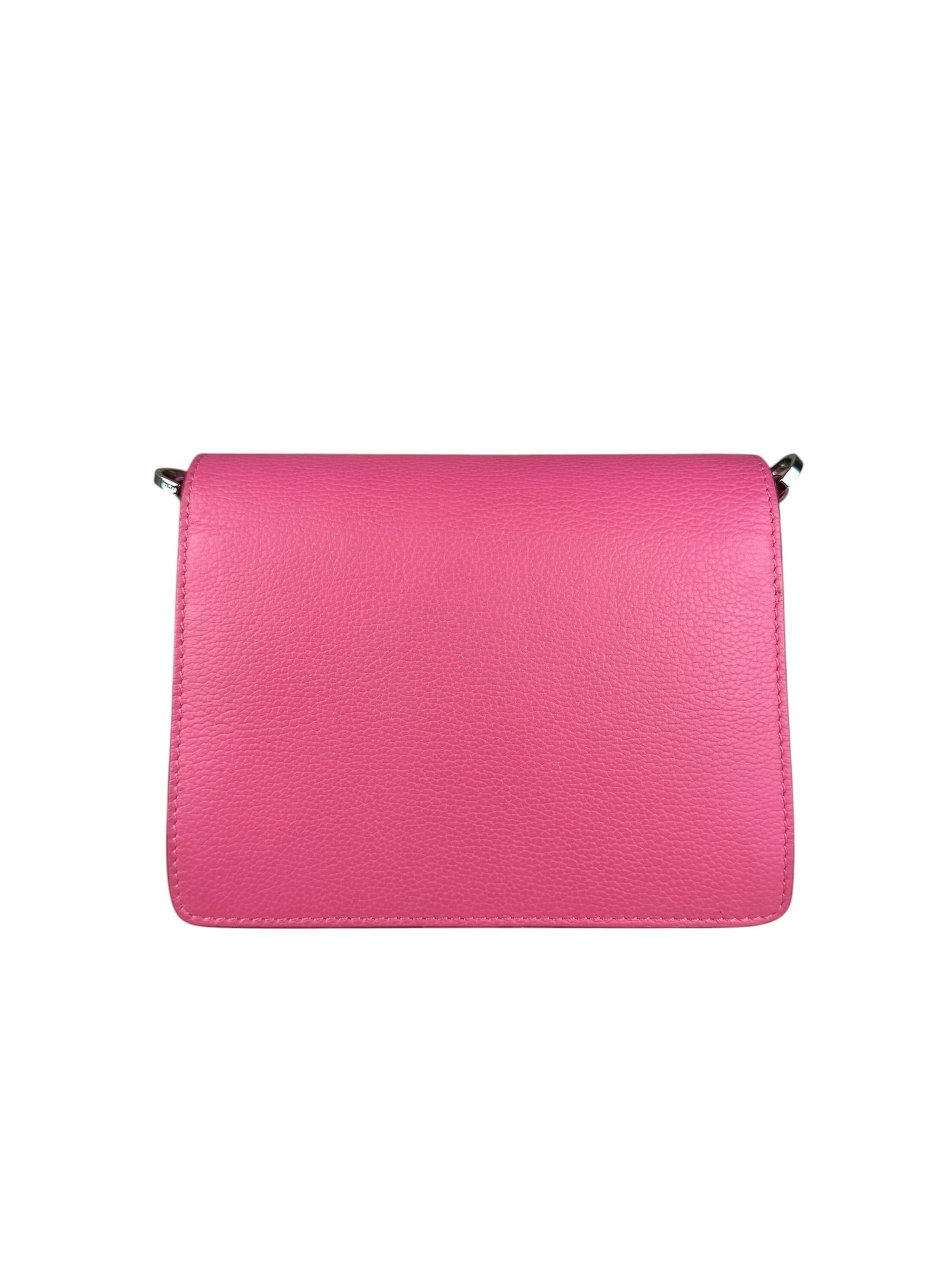 MCM Pink Leather Millie S Crossbody Bag
