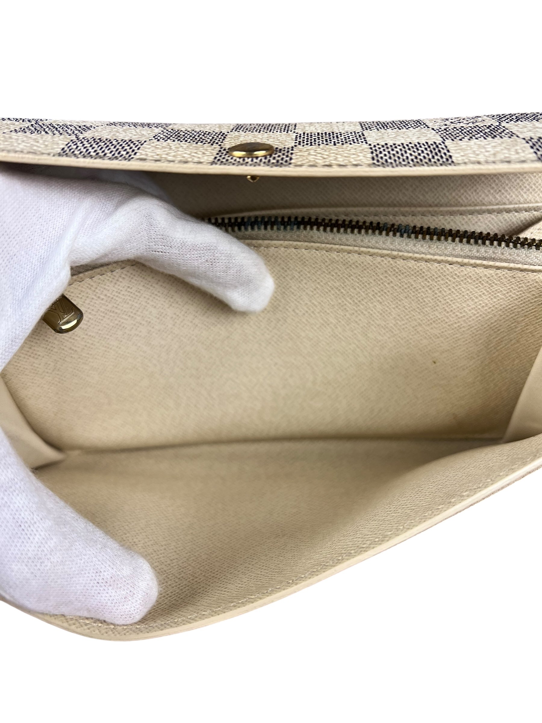 Louis Vuitton Damier Azur Long Wallet