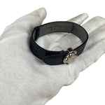 Louis Vuitton Black Leather Wish Bracelet