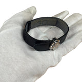 Louis Vuitton Black Leather Wish Bracelet