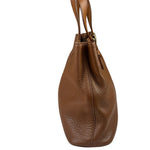 Burberry Vintage Tan Brown Leather Chestnut Shoulder Bag